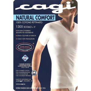 CAGI 6 T-Shirt Uomo In Cotone Art. 1305 Col. Foto Mis. A Scelta BIANCO 5