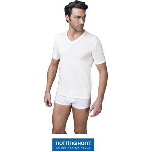 NOTTINGHAM 3 T-Shirt Uomo In Lana/cotone Art. Tv18 Col. Foto Mis. A Scelta BIANCO 6-XL