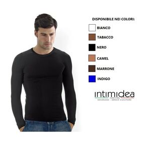 INTIMIDEA T-Shirt Uomo In Microfibra Art. 200079 Col. E Mis. A Scelta MARRONE L-XL