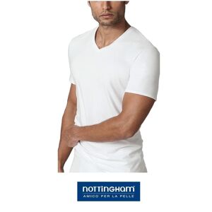 NOTTINGHAM T-Shirt Uomo In Cotone Art. Tv6103b Col. Foto Mis. A Scelta BIANCO 3