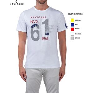 NAVIGARE T-Shirt Uomo Art Nv31111 Colore E Misura A Scelta GIALLO L