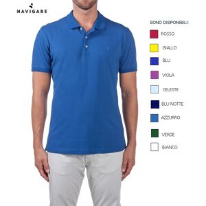 NAVIGARE Polo Uomo Art Nv82108 Colore E Misura A Scelta VIOLA M