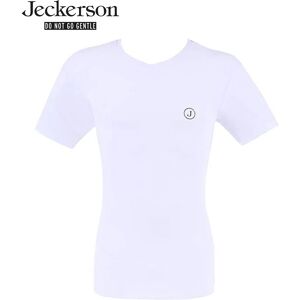 JECKERSON T-Shirt Uomo Art P20p00uts101 0001 Colore Bianco Misura A Scelta BIANCO XL