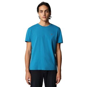 NAPAPIJRI T-Shirt Uomo Art Salis C Ss Mykonos Blue Colore Azzurro Misura A Scelta AZZURRO