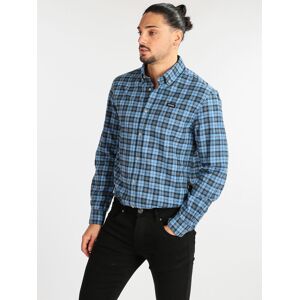 Napapijri Camicia a quadri da uomo in cotone Camicie Classiche uomo Blu taglia XL