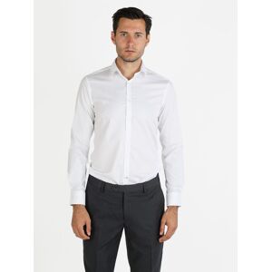 Y.Two Camicia da uomo a maniche lunghe Camicie Classiche uomo Bianco taglia XXL