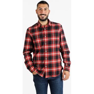 Timberland Camicia uomo in flanella a quadri Camicie uomo Rosso taglia XL