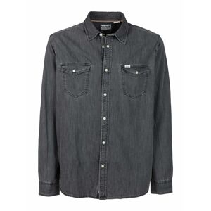 Timberland Camicia uomo in jeans grigio Camicie Classiche uomo Grigio taglia L