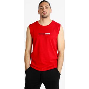 Coveri Canotta da uomo in cotone con scritta T-Shirt Manica Corta uomo Rosso taglia XXL