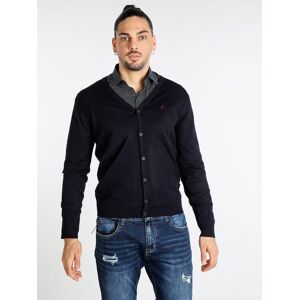 Coveri Cardigan uomo in maglia con bottoni Cardigan uomo Blu taglia 3XL