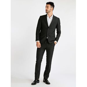 New Marshll Completo uomo elegante gessato Abiti uomo Nero taglia 56