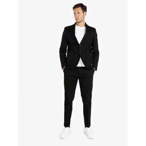 New Marshll Completo uomo in cotone tinta unita Blazer uomo Nero taglia 50