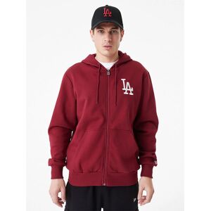 New Era Felpa uomo con zip e cappuccio Felpe uomo Rosso taglia S