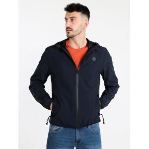 Lonsdale Giacca a vento uomo con cappuccio e full zip Giacche Leggere uomo Blu taglia L