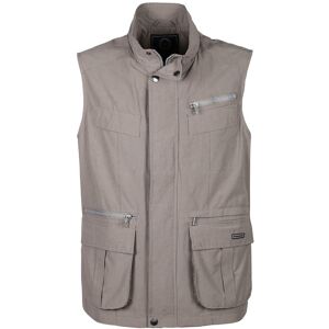 Wampum Gilet da uomo multitasche Smanicato uomo Beige taglia XL