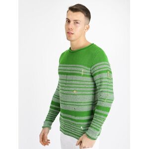 Happytrend Maglia girocollo uomo Maglioni uomo Verde taglia S