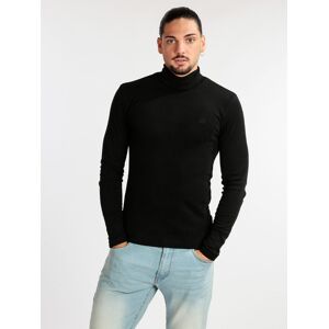 Be Board Maglietta dolcevita da uomo T-Shirt Manica Lunga uomo Nero taglia XL