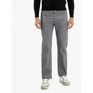 Max & Liu Pantaloni uomo in cotone regular fit taglie grandi Pantaloni Casual uomo Grigio taglia 46