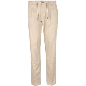 Guy Pantaloni uomo in misto lino Pantaloni Casual uomo Beige taglia M