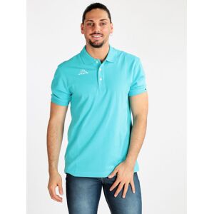 Kappa Polo da uomo in cotone a maniche corte Polo Manica Corta uomo Blu taglia XL