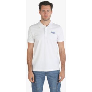 Lonsdale Polo da uomo in cotone a maniche corte Polo Manica Corta uomo Bianco taglia L