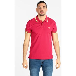 Baci & Abbracci Polo uomo manica corta con scritta Polo Manica Corta uomo Rosso taglia 3XL