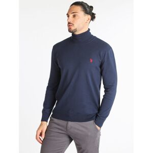 U.S. polo assn. Pullover dolcevita da uomo misto cashmere Pullover uomo Blu taglia XL