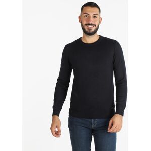 Baci & Abbracci Pullover girocollo da uomo Pullover uomo Blu taglia M