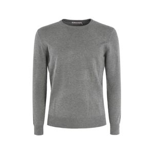 Johnny Looper Pullover girocollo da uomo Pullover uomo Grigio taglia 3XL