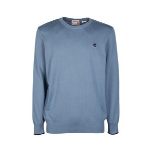 Timberland Pullover in cotone da uomo Pullover uomo Blu taglia XXL