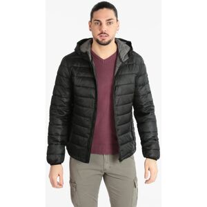 X-Cape RALPH Piumino corto da uomo con cappuccio Giacche Leggere uomo Nero taglia L