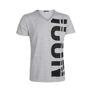 Intimami T-shirt a maniche corte con scritta Maglie Intime uomo Grigio taglia L