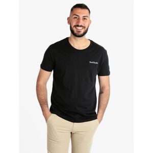Renato Balestra T-shirt girocollo da uomo in cotone T-Shirt Manica Corta uomo Nero taglia 3XL