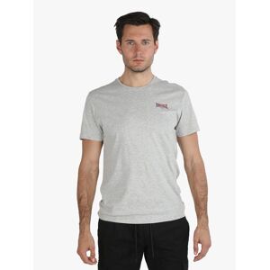 Lonsdale T-shirt girocollo da uomo in cotone T-Shirt Manica Corta uomo Grigio taglia L