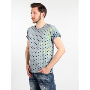 X-Cape T-shirt manica corta uomo a pois T-Shirt Manica Corta uomo Blu taglia M