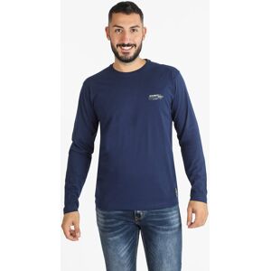 Baci & Abbracci T-shirt manica lunga uomo in cotone T-Shirt Manica Lunga uomo Blu taglia XL