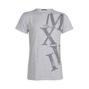 Intimami T-shirt maniche corte con maxi scritta Maglie Intime uomo Grigio taglia L