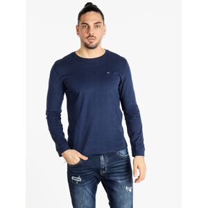 Navy Sail T-shirt uomo girocollo a maniche lunghe T-Shirt Manica Lunga uomo Blu taglia L