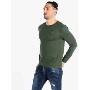 Navy Sail T-shirt uomo girocollo a maniche lunghe T-Shirt Manica Lunga uomo Verde taglia XXL