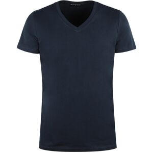 Jeans Yesed T-shirt uomo scollo a V in cotone T-Shirt Manica Corta uomo Blu taglia M