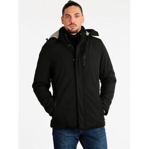 X-Cape THATAM Giubbotto da uomo con cappuccio Giacconi e Giubbotti uomo Nero taglia M