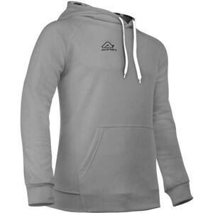 Felpa Acerbis Casual Con Cappuccio EASY Grigio Melange taglia 2XL