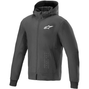 Felpa Casual Alpinestars RADIUM TECH HOODIE Nero Bianco taglia XL