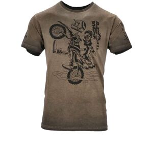 T-Shirt Acerbis T-SHIRT SP CLUB WHEELIE Beige taglia S