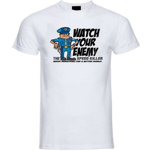 T-Shirt Berik 2.0 Bianca Watch Your Enemy Girocollo Stampa N taglia XL