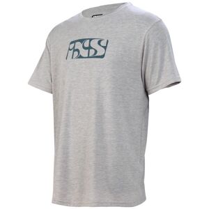 T-Shirt iXS BRAND Grigio Blu Navy taglia S