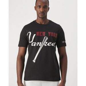 Champion T-shirt maglia maglietta UOMO Nero Major League Baseball Yankees