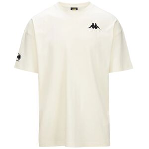 Kappa T-shirt maglia maglietta UOMO beige Authentic Zaki Warner Bros Cotone