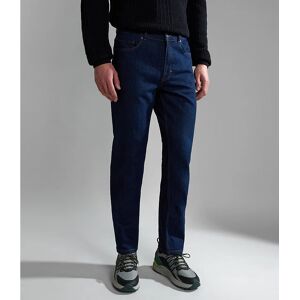Napapijri Pantaloni Casual Jeans Denim UOMO Blu L-SOLVEIG DENIM D92 con tasche