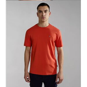 Napapijri T-shirt maglia maglietta UOMO Rosso Salis SS Cotone Lifestyle
